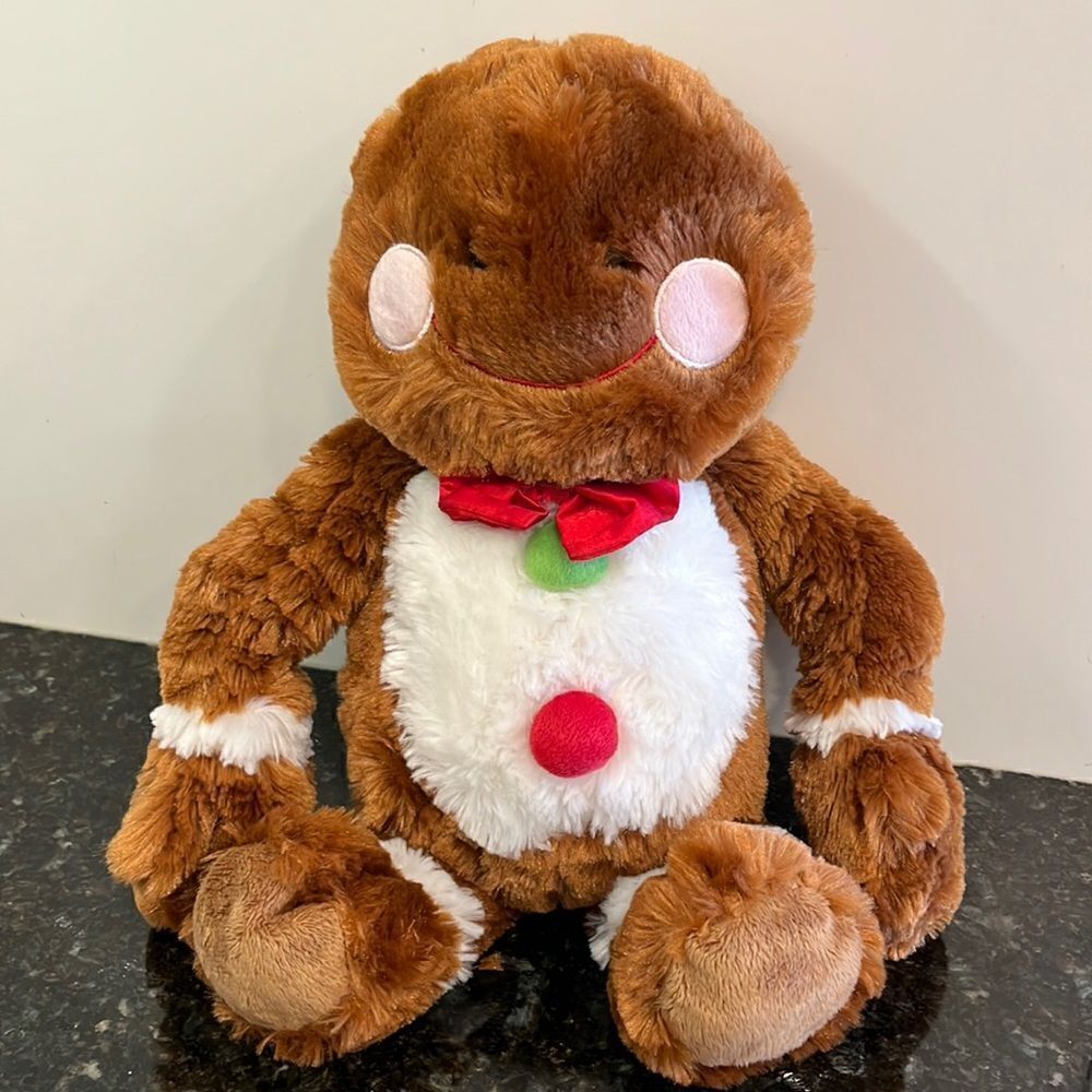 Ganz Ginger Bread Man Baker Gingerbaker Plush Doll Stuffed Christmas.Siz…